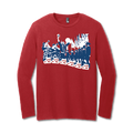 DCI Red Retro Long Sleeve