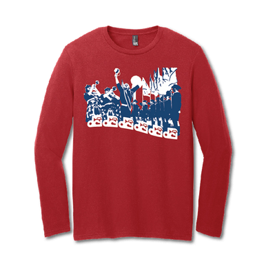 DCI Red Retro Long Sleeve