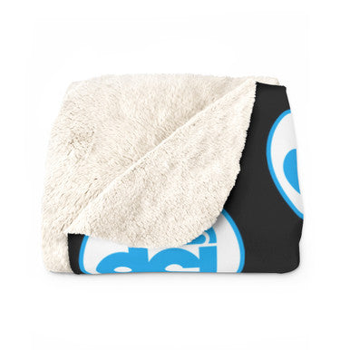 DCI Logo Sherpa Fleece Blanket